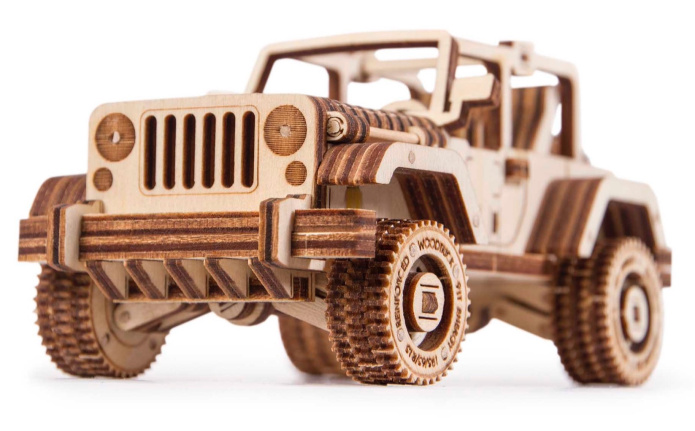 Jeep Safari Wood Trick model 3D drewniany